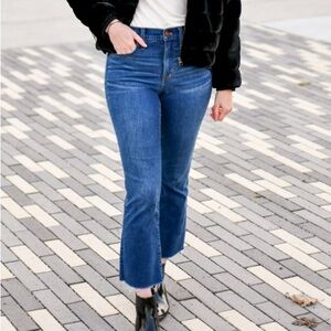 Madewell Denim Slim Demi-boot cut size 26. Sundale wash High waisted.